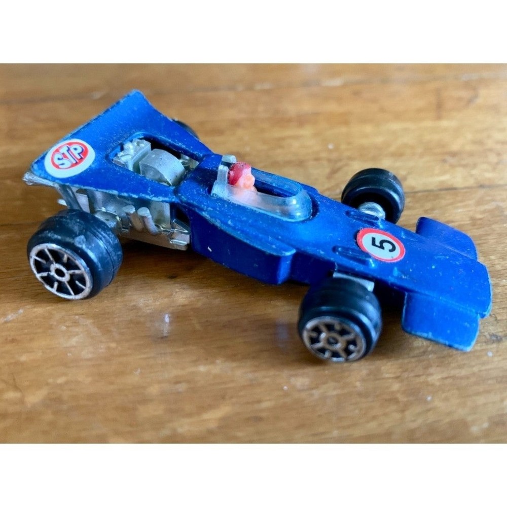 VTG Car TinToys Honda F1 #5 STP Die Cast Toy Race Car Vehicle Hong Kong